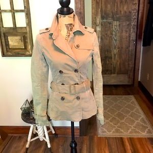 Double Brested jacket with belt by Dear small